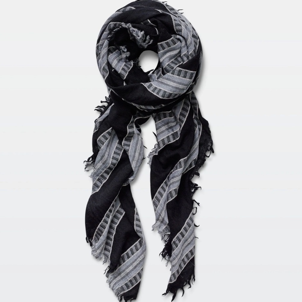 Wilfred Artizia grey/black stripe blanket wrap